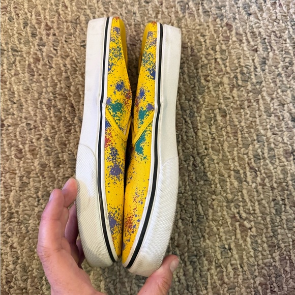 Vans Size 8.5 Men / 10 Women Classic Slip on Mule ‘Overspray - Freesia” Like New - Picture 5 of 13
